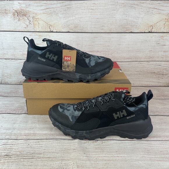 Helly Hansen Hawk Stapro Mens Sz 10.5 Trail Running Shoes Black - Picture 1 of 10